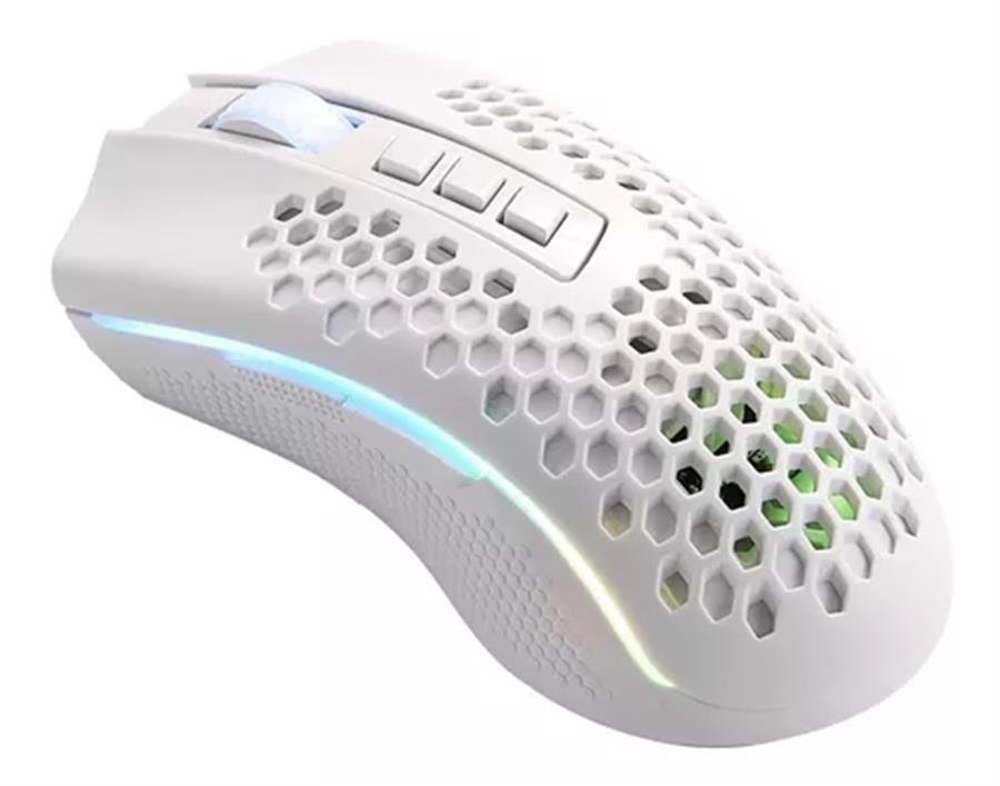 REDRAGON STORM - MOUSE GAMING, RGB, BLANCO