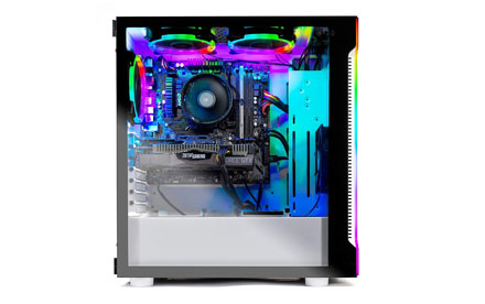 Gaming Computer PC Desktop - Ryzen 5 3600 3.6GHz, GTX 1660 Super 6G, 500 GB SSD, 16GB DDR4 3000MHz, ventiladores RGB, Windows 10 Home 64 bits, Wi-Fi 802.11AC