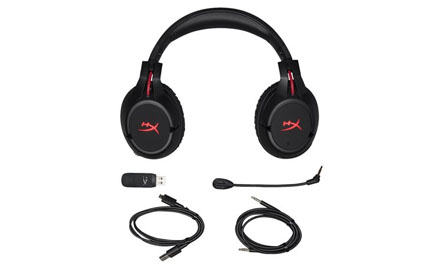 HyperX Cloud Flight - Auricular - tamaño complete - HX-HSCF-BK/AM - Accesorios