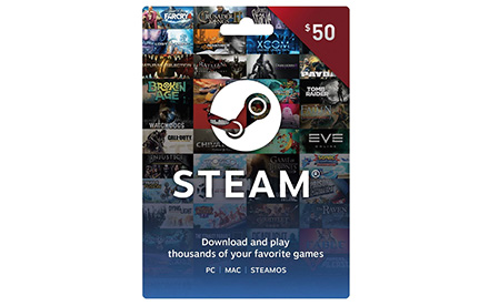 NetCard Steam 50 - Tarjeta $50 para Compras en Steam Store sin necesidad de tener tarjeta de crédito