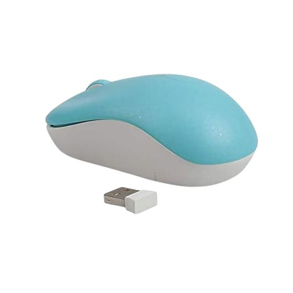Meetion R545 Mouse Inalambrico - 2.4GHz / 10m / Cyan/azul/rosado/blanco/negro