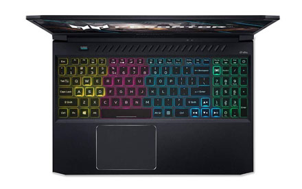Laptop Acer Predator Helios 300, Intel i7-10750H, NVIDIA GeForce RTX 2060 6GB, 16GB Dual-Channel DDR4, 512GB NVMe SSD, WiFi 6, teclado RGB, PH315-53-72XD